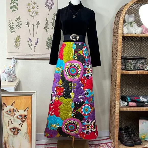 strapless open back dress Primrose Boho Cotton Smock Dress in Purple Sangria main image 1